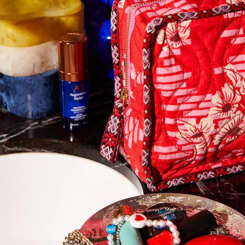 Marta Vanity Bag - Vermillion-Sage & Clare