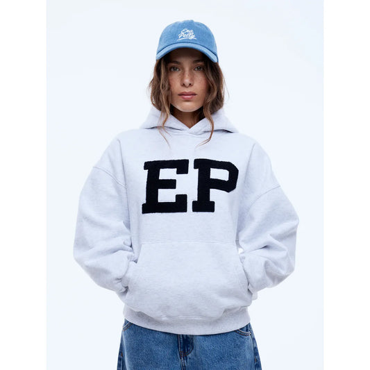 Ena Pelly-EP Hoodie-White Marle
