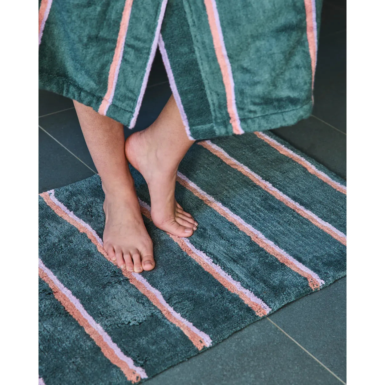 Kip & Co Wakame Stripe Bathmat