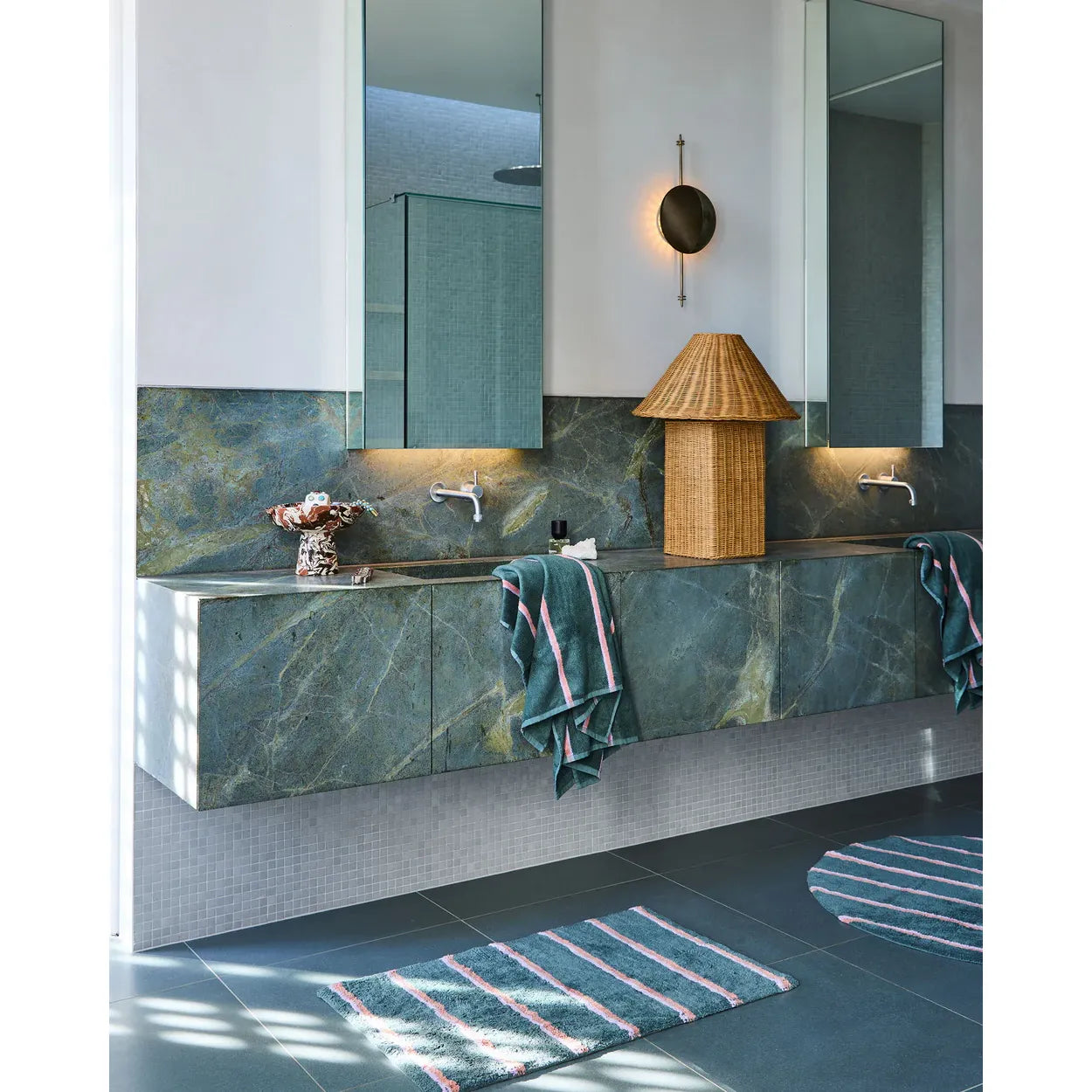 Kip & Co Wakame Stripe Bathmat