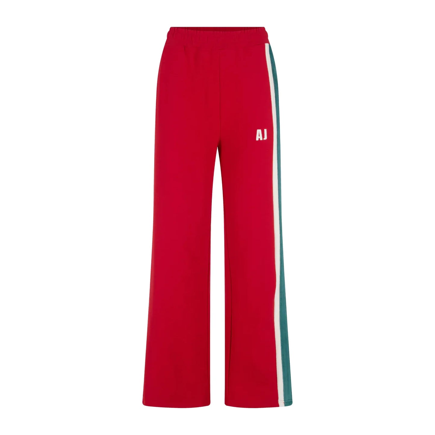 AJ SINGLE STRIPE TRACKPANT TANGO RED