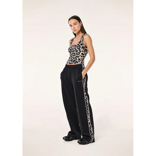 PE Nation-Man Down Track Pant In Black & Leopard