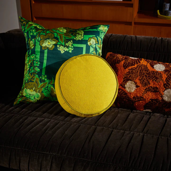Sage x Clare Dana Round Cushion - Medallion