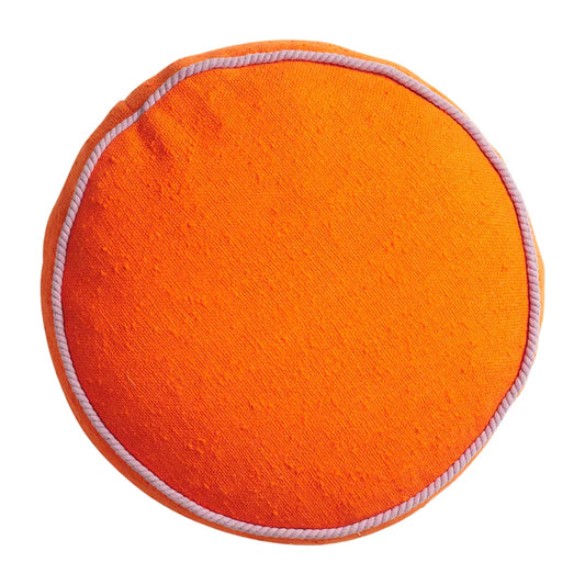 Sage x Clare Dana Round Cushion - Orangerie