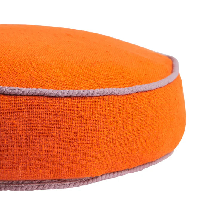 Sage x Clare Dana Round Cushion - Orangerie
