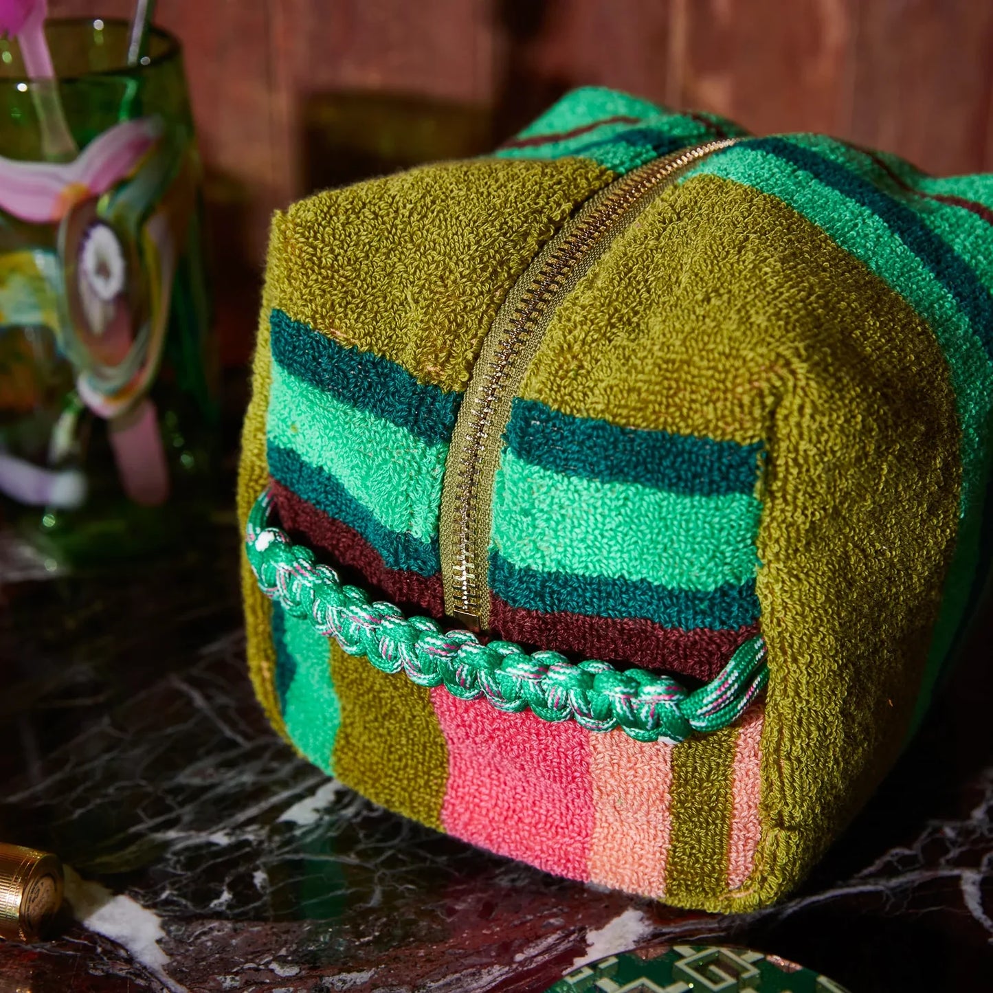 Nicolette Terry Pouch Juniper-Sage & Clare