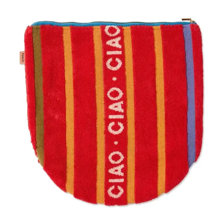 Ciao Stripe Terry  Beach Pouch