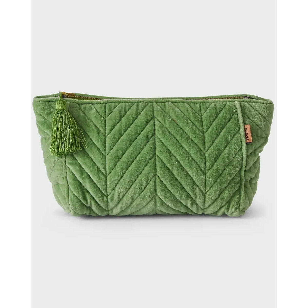 Pesto Velvet Toiletry Bag