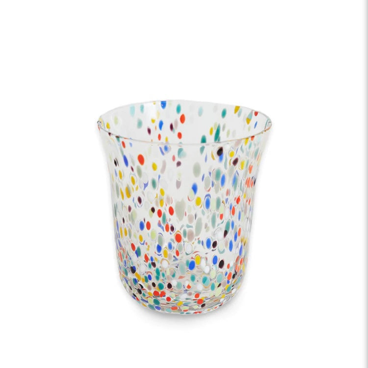 KIP & CO PARTY SPECKLE TUMBLER GLASS 2P SET