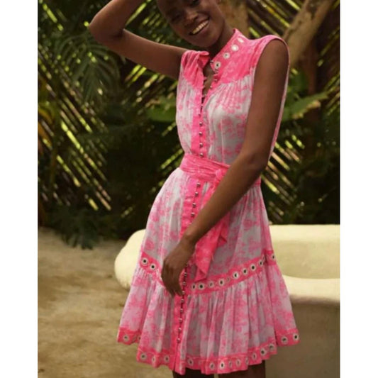 Miss June Melisa Dress-Pink