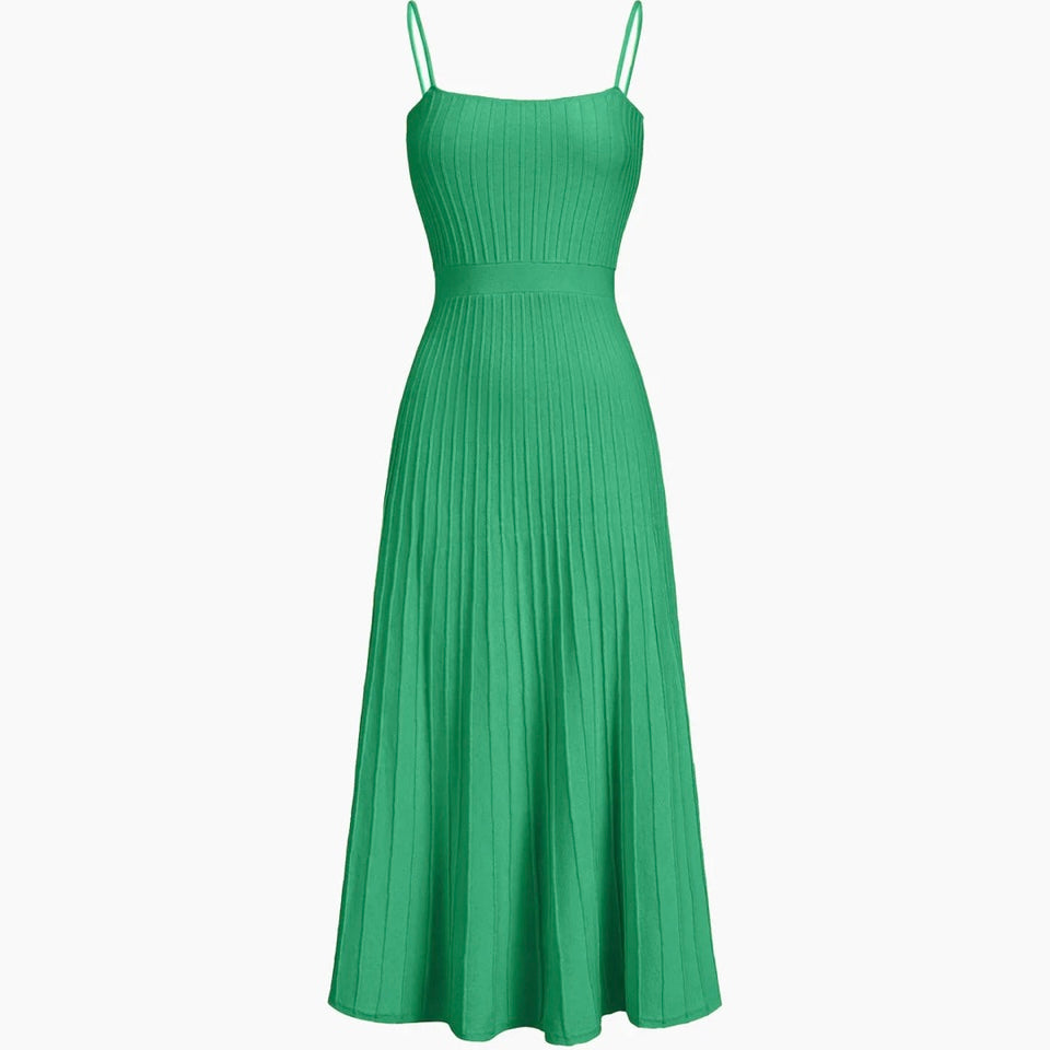 Mika Midi Dress-Apple Green