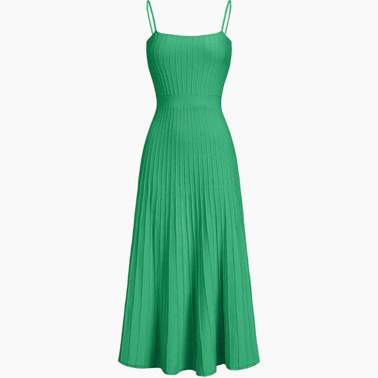 Mika Midi Dress-Apple Green