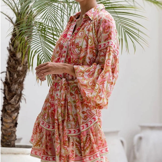 MISS JUNE ELSA DRESS-PINK-PRE ORDER END AUGUST
