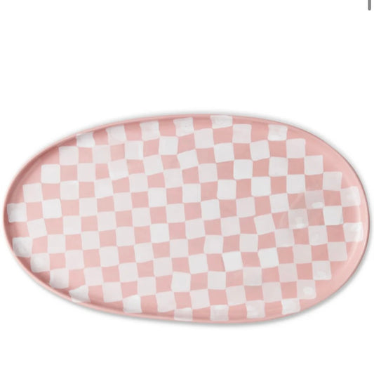 CHECKERED PLATTER-KIP & CO