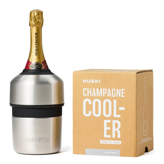 Huski Champagne Cooler-Brushed Stainless