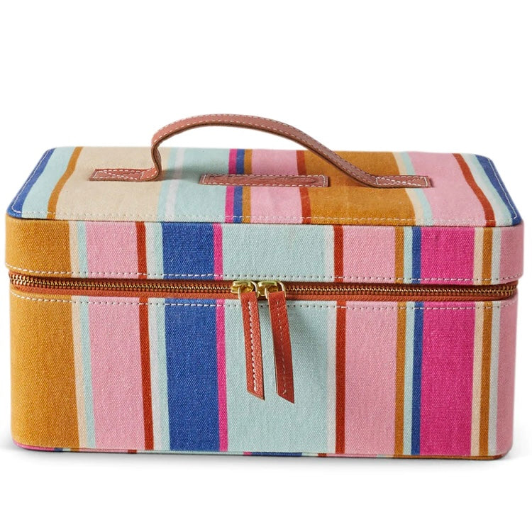 JAIPUR STRIPE TOILETRY CASE-KIP & CO