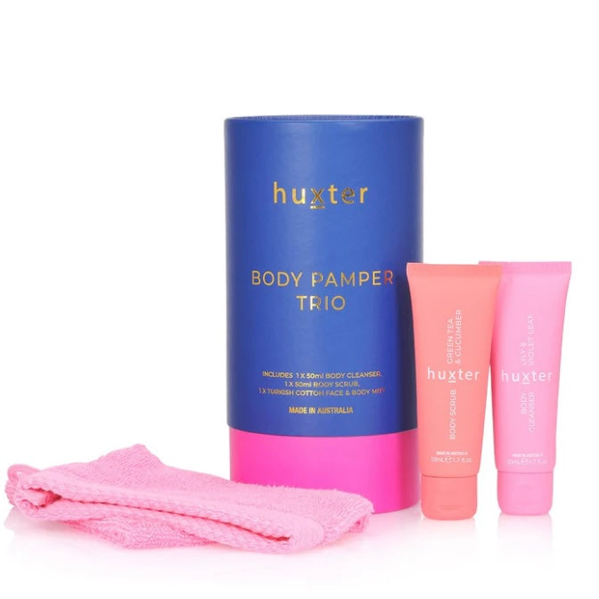 Body Pamper Trio | Cobalt Blue with Fuchsia