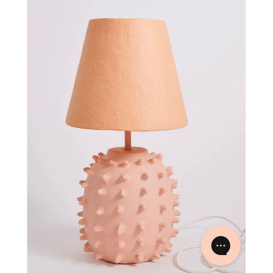 RAMBUTAN PAPER MACHE LAMP