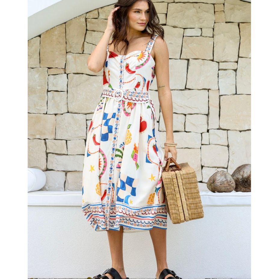 RAVELLO DRESS-MULTI