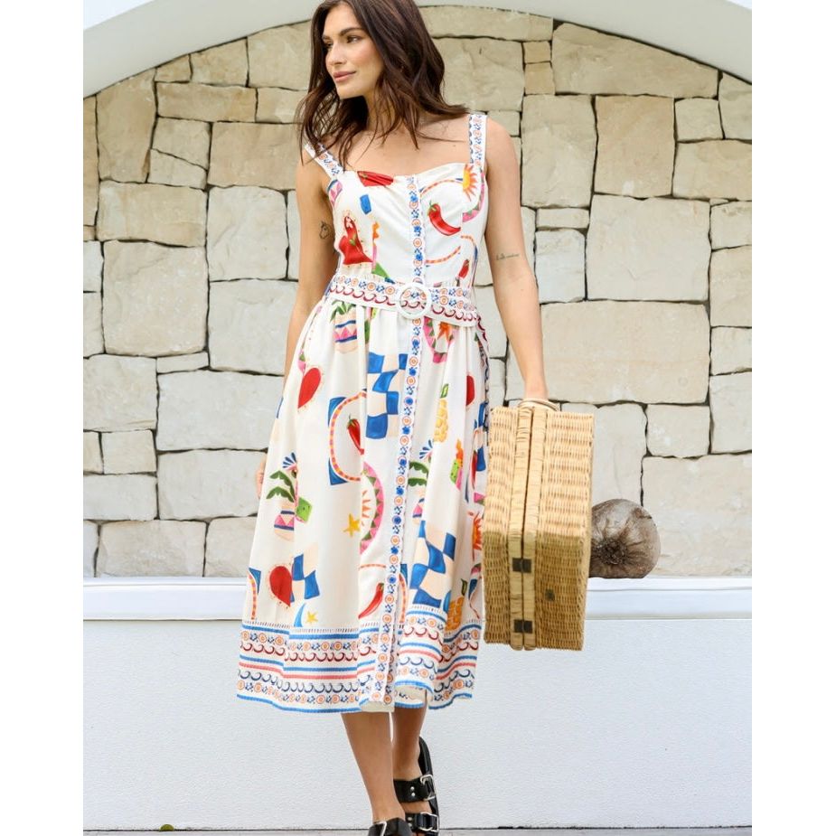 RAVELLO DRESS-MULTI