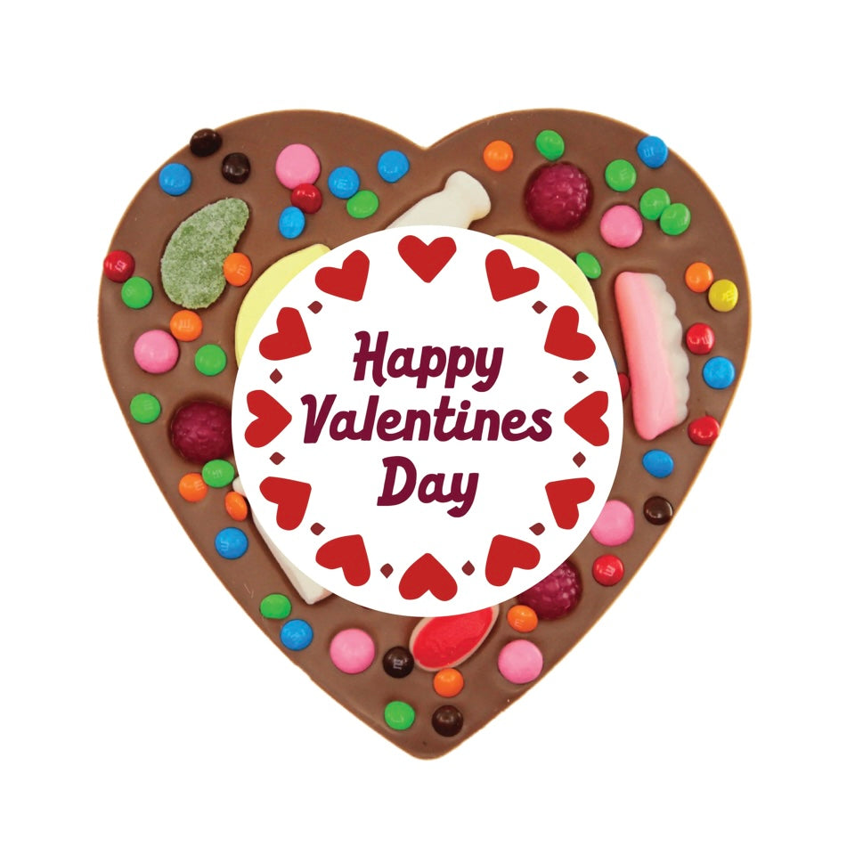 Valentine's Giant Lolly Heart - Happy Valentine's Day