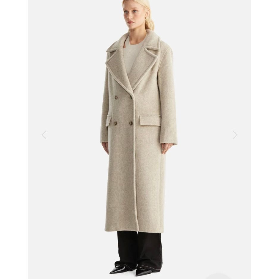 ENA PELLY- LANA WOOL COAT- BIRCH