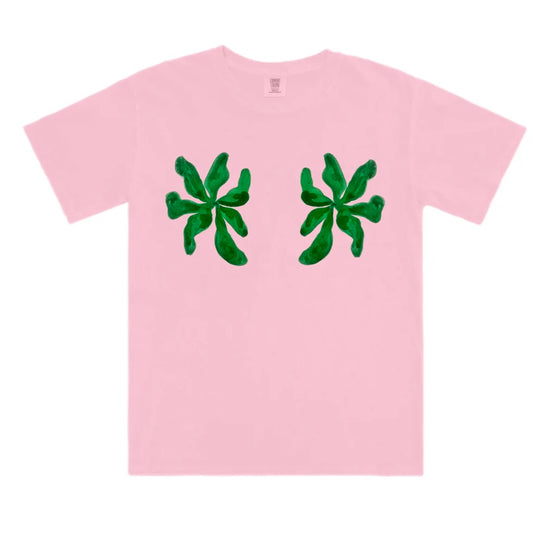 Maku The Label -Botanical Boobies T-Shirt-Pink