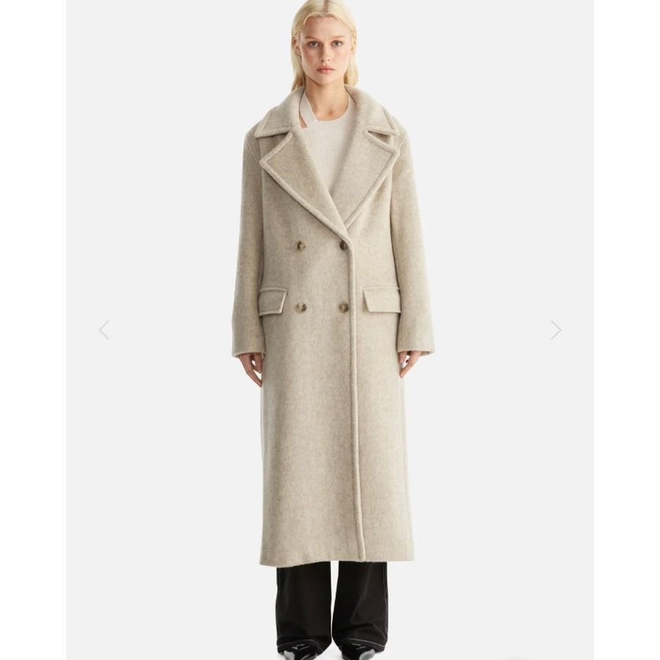 ENA PELLY- LANA WOOL COAT- BIRCH