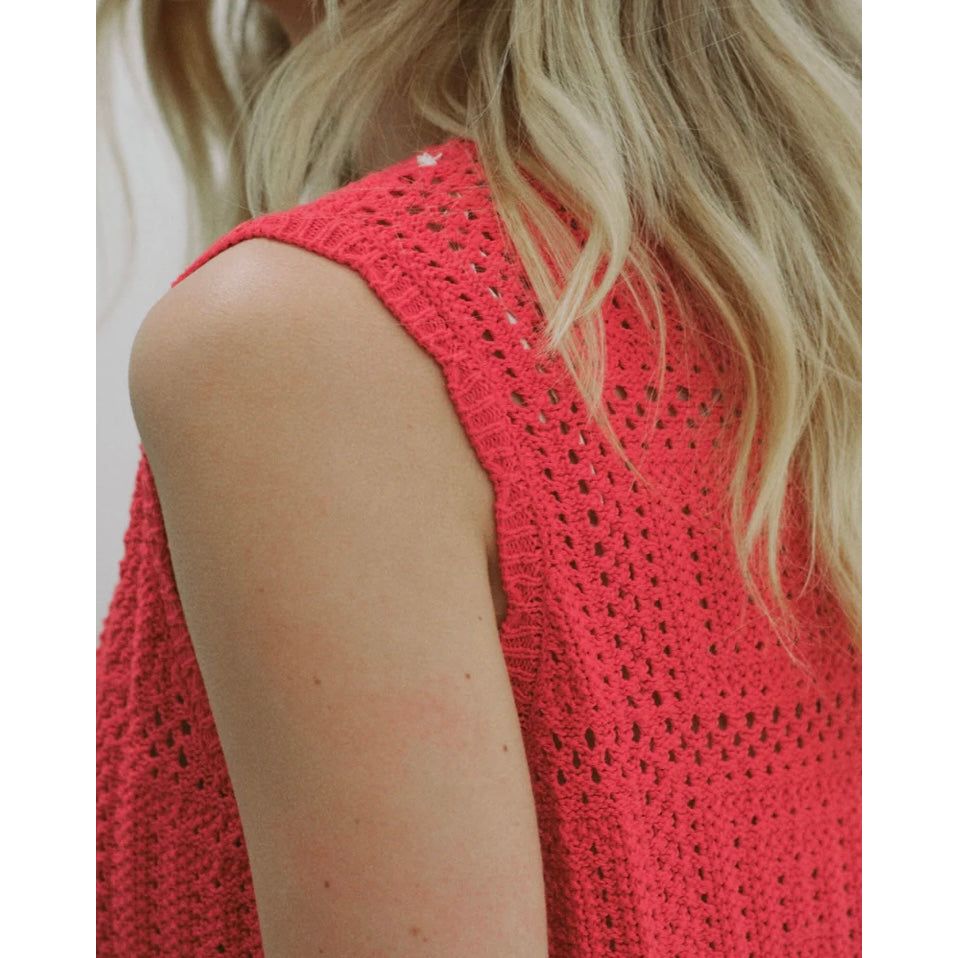 Luella Knit Midi Tank Dress | Heritage Red