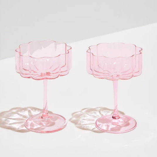 FAZEEK-TWO x WAVE COUPE GLASSES - PINK