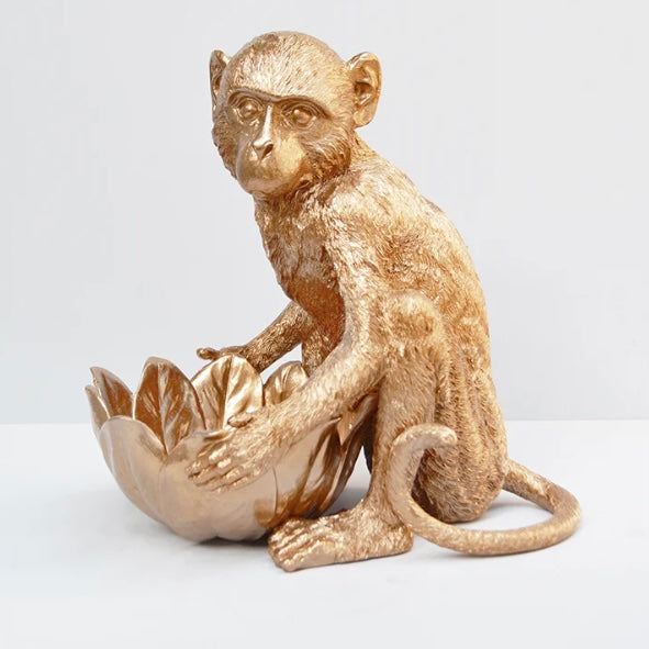 Marlon Monkey Bowl Gold-PRE ORDER