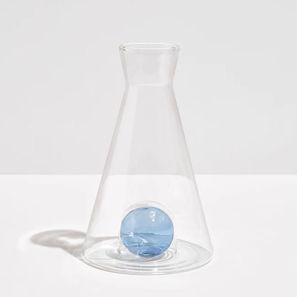 FAZEEK-VICE VERSA CARAFE - CLEAR + BLUE
