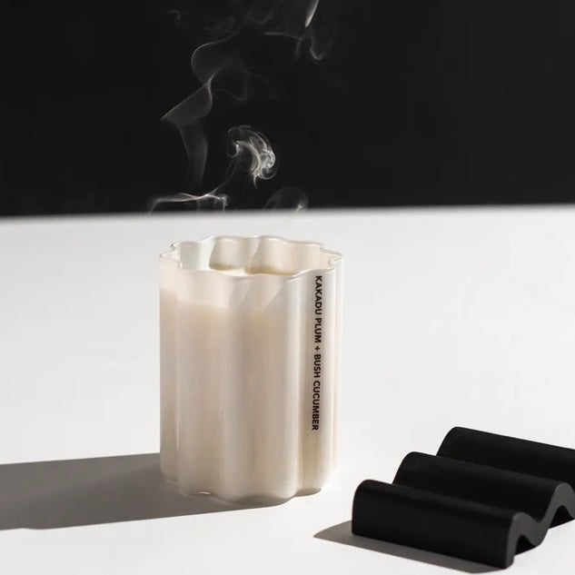 KAKADU PLUM + BUSH CUCUMBER WAVE CANDLE-FAZEEK