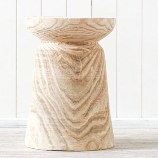 Lennox Wooden Stool / Side Table