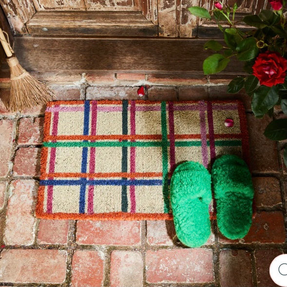 HESTER COIR DOOR MAT-SAGE & CLARE