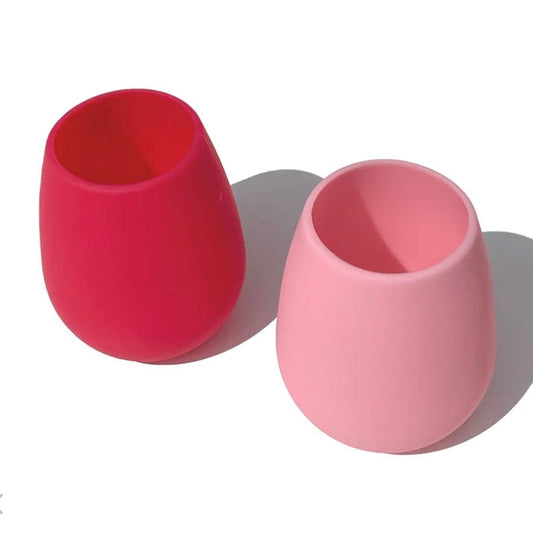 Fegg | Unbreakable Silicone Tumblers | Kitami -cherry + blush