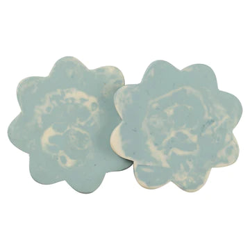 SAGE X CLARE - CECILIA COASTERS SET OF 2 - CLOUD