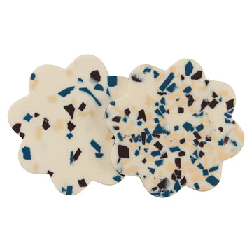 SAGE X CLARE - CECILIA COASTERS SET OF 2 - TAFFY TERRAZZO