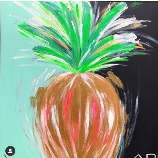 PINEAPPLE DELIGHT -Amanda Parsons Original Art