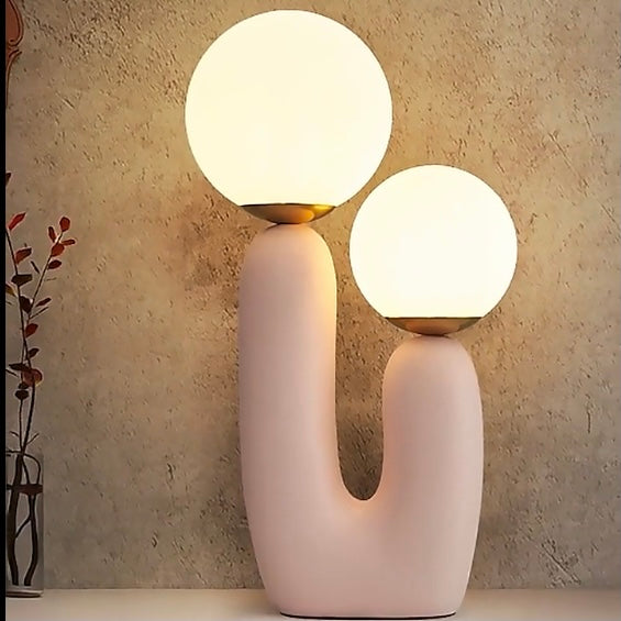 Duo Table Lamp -Blush